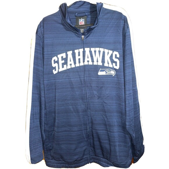 NFL Seattle Seahawks Jacket Men's 2XL Blue - Picture 1 of 10